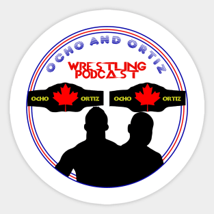 Ocho and Ortiz Alternate Logo Sticker